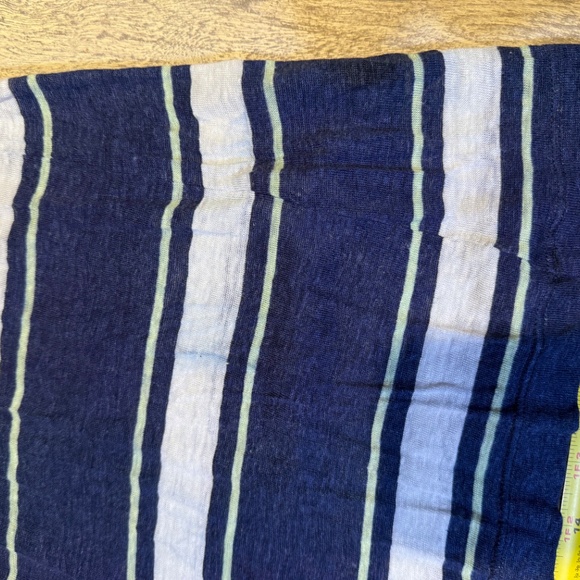 JOIE Carmenella Navy White Striped Linen Tank Top Size Large - Picture 14 of 14